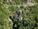 Photos aériennes de Annonay (07100) - Sud et Est | Ardèche, Rhône-Alpes, France - Photo réf. T047776 - La roche Prandre, rocher connu pour l'escalade.