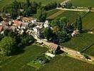 Photos aériennes de "Chateau" - Photo réf. T048833 - Le chteau de Corton-Andr, aux tuiles vernisses, est le seul chteau dans les Grands Crus de la Cte de Beaune.