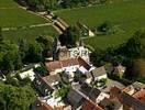 Photos aériennes de "côte" - Photo réf. T048836 - Le chteau de Corton-Andr, aux tuiles vernisses, est le seul chteau dans les Grands Crus de la Cte de Beaune.