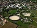 Photos aériennes de Chevigny-Saint-Sauveur (21800) - La Zone Industrielle Est et la Base de Plein-Air | Côte-d'Or, Bourgogne-Franche-Comté, France - Photo réf. T049563
