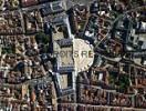 Photos aériennes de "mairie" - Photo réf. T049772 - La place de la Libération et la mairie installée dans le Palais des Ducs de Bourgogne