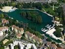 Photos aériennes de "canal" - Photo réf. T049878 - Le port de plaisancec sur le Canal de Bourgogne