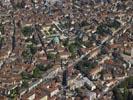 Photos aériennes de Dijon (21000) | Côte-d'Or, Bourgogne, France - Photo réf. T050203 - Avec son dme vert typique, l'glise Sainte-Anne est aujourd'hui reconvertie avec l'ancien monastre en muse d'Art Sacr et de la Vie Bourguignonne.