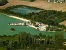 Photos aériennes de "Base" - Photo réf. T050918 - Le lac de La Tille offre des possiblités de loisirs aquatiques.