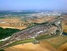 Photos aériennes de "gare" - Photo réf. T051444 - L'imposante gare de triage de Perrigny-ls-Dijon (Cte-d'Or).