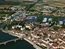 Photos aériennes de Saint-Jean-de-Losne (21170) - Autre vue | Côte-d'Or, Bourgogne, France - Photo réf. T052114 - Premier port fluvial de plaisance, il offre 350 anneaux d'amarrage.