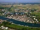 Photos aériennes de Saint-Jean-de-Losne (21170) - Autre vue | Côte-d'Or, Bourgogne, France - Photo réf. T052124 - C'est ici que commence le Canal de Bourgogne.