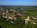 Photos aériennes de Autun (71400) - Les Faufourgs Saint-Pancrace et Saint-Blaise | Saône-et-Loire, Bourgogne, France - Photo réf. T052824 - La tour des Ursulines est la tour la plus au sud des remparts.