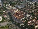 Photos aériennes de "ville" - Photo réf. T053398 - Le canal du Centre traverse la ville sur toute sa longueur.