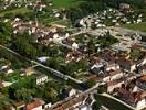 Photos aériennes de "village" - Photo réf. T053570 - On retrouve le canal du Centre au coeur du village.