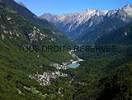 Photos aériennes de Villa di Chiavenna (23029) - Autre vue | Sondrio, Lombardia, Italie - Photo réf. T053826 - Fr : Villa di Chiavenna est un village italien encastr dans une valle. It : Villa di Chiavenna  un comuni italiano incastrato in una valle.