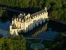 Photos aériennes de Chenonceaux (37150) - Le Château de Chenonceau | Indre-et-Loire, Centre, France - Photo réf. T055216 - Le Chteau de Chenonceau fait partie du Val de Loire class au Patrimoine Mondial de l'UNESCO.