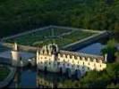 Photos aériennes de "loire" - Photo réf. T055222 - Le Château de Chenonceau fait partie du Val de Loire classé au Patrimoine Mondial de l'UNESCO.