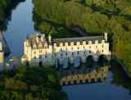 Photos aériennes de "fleuve" - Photo réf. T055227 - Le Château de Chenonceau fait partie du Val de Loire classé au Patrimoine Mondial de l'UNESCO.