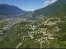 Photos aériennes de Montagna in Valtellina (23020) | Sondrio, Lombardia, Italie - Photo réf. T055762