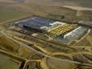 Photos aériennes de "construction" - Photo réf. T082250 - Le centre de tri postal en construction à Goin (Moselle).