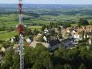 Photos aériennes de "antenne" - Photo réf. T082267 - L'antenne de télécommunications de Mont-Saint-Vincent en Saône-et-Loire.