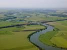 Photos aériennes de "saône" - Photo réf. T082299 - La Saône serpente à travers les champs.