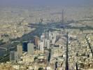 Photos aériennes de "paris" - Photo réf. T082354 - On reconnait une vue de la capitale avec la tour Eiffel.