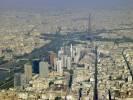 Photos aériennes de "avec" - Photo réf. T082354 - On reconnait une vue de la capitale avec la tour Eiffel.