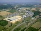 Photos aériennes de "Saône" - Photo réf. T082414 - La zone industrielle de Mâcon (Saône-et-Loire).