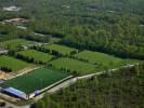 Photos aériennes de "stade" - Photo réf. T056497 - C'est ici que s'entraîne l'équipe de football de Nancy : L'ASNL.