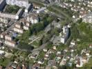 Photos aériennes de Besançon (25000) - Les quartiers Les Cras et Les Chaprais | Doubs, Franche-Comté, France - Photo réf. T056568