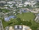 Photos aériennes de Besançon (25000) - Les quartiers Planoise et Châteaufarine | Doubs, Franche-Comté, France - Photo réf. T056750