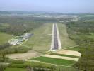 Photos aériennes de La Vèze (25660) - L'Aérodrome de Besançon-La Vèze | Doubs, Franche-Comté, France - Photo réf. T056781 - L'aérodrome de Besançon-La Vèze et sa piste de 1400m peuvent accueillir des jets privés (Doubs).