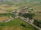 Photos aériennes de Crespiatica (26835) | Lodi, Lombardia, Italie - Photo réf. T057091 - El frazione Tormo con la Villa Cavezzali-Gabba al centro.