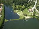 Photos aériennes de Saint-Pierre-de-Boeuf (42520) | Loire, Rhône-Alpes, France - Photo réf. T059784 - La base nautique propose une cascade pour le cano-kayak.