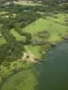 Photos aériennes de "france" - Photo réf. T061660 - Le site de Pierre-Aigue : On peut voir une petite partie du lac de Grand-Lieu qui est le plus grand lac naturel de France.