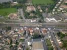 Photos aériennes de Hagondange (57300) - La gare SNCF et la Poste | Moselle, Grand Est, France - Photo réf. T062656