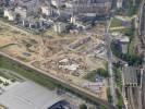 Photos aériennes - Chantiers et travaux publics - Photo réf. T063765 - Le chantier du Centre Pompidou de Metz (Moselle) qui devrait ouvrir ses portes en 2009.