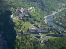 Photos aériennes de Besançon (25000) - Le Centre Ville et le quartier Battant | Doubs, Franche-Comté, France - Photo réf. T065263 - La Citadelle, difie au 17 sicle par Vauban, s'tend sur plus de 11 hectares.