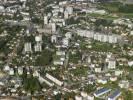 Photos aériennes de Besançon (25000) - La gare et les quartiers Les Cras, Les Chaprais et La Viotte | Doubs, Franche-Comté, France - Photo réf. T065327