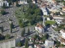 Photos aériennes de Besançon (25000) - La gare et les quartiers Les Cras, Les Chaprais et La Viotte | Doubs, Franche-Comté, France - Photo réf. T065331