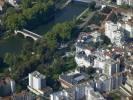 Photos aériennes de Besançon (25000) - La gare et les quartiers Les Cras, Les Chaprais et La Viotte | Doubs, Franche-Comté, France - Photo réf. T065333