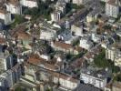 Photos aériennes de Besançon (25000) - La gare et les quartiers Les Cras, Les Chaprais et La Viotte | Doubs, Franche-Comté, France - Photo réf. T065334
