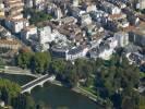 Photos aériennes de Besançon (25000) - La gare et les quartiers Les Cras, Les Chaprais et La Viotte | Doubs, Franche-Comté, France - Photo réf. T065336