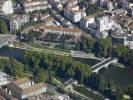Photos aériennes de Besançon (25000) - La gare et les quartiers Les Cras, Les Chaprais et La Viotte | Doubs, Franche-Comté, France - Photo réf. T065337