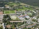 Photos aériennes de "College" - Photo réf. T065533 - Un lycée collège à Besançon (Doubs).