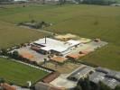 Photos aériennes de "usine" - Photo réf. T065762 - Fr : Une briquerie a Vizzolo Predabissi en Italie. It : Una fabbrica di mattone a Vizzolo Predabissi in Italia.