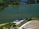 Photos aériennes de Nommay (25600) - Autre vue | Doubs, Franche-Comté, France - Photo réf. T066782 - La base de loisirs nautiques permet la pratique de diverses activités.