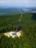 Photos aériennes de "ecologie" - Photo réf. T066827 - Il s'agit d'un chantier d'éoliennes.