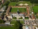 Photos aériennes de "lycée" - Photo réf. T067458 - Un lycée a élu domicile dans l'Abbaye de Bosserville qui est classée monument historique.