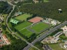 Photos aériennes de "complexe" - Photo réf. T068399 - Les installations sportives de Clairlieu à Villers-lès-Nancy en Meurthe-et-Moselle.