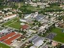 Photos aériennes de Pontarlier (25300) - La Zone Industrielle et le Quartier des Longs Traits | Doubs, Franche-Comté, France - Photo réf. T068560