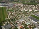 Photos aériennes de Pontarlier (25300) - La Zone Industrielle et le Quartier des Longs Traits | Doubs, Franche-Comté, France - Photo réf. T068564