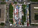 Photos aériennes de "marché" - Photo réf. T069298 - Le marché de Woippy (Moselle) en vue verticale.